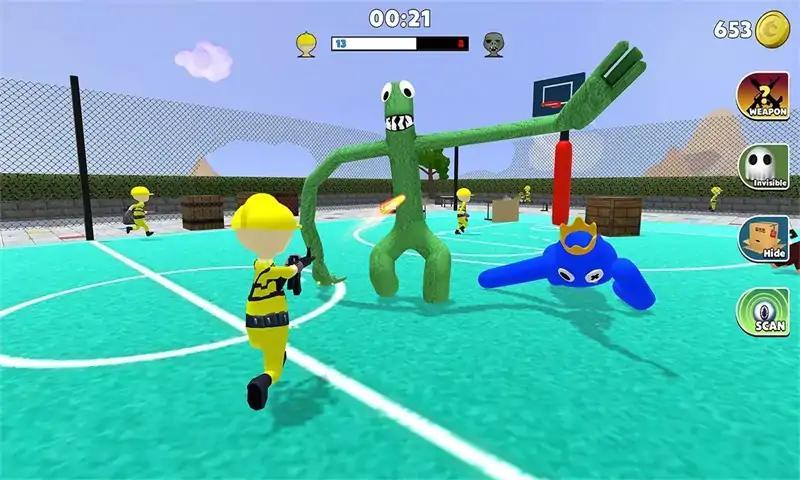 彩虹之友捉迷藏游戏