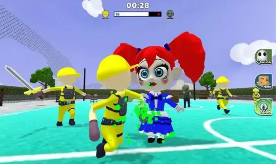 彩虹之友捉迷藏游戏