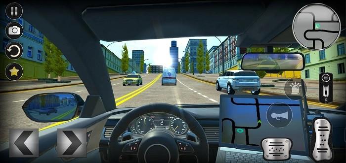 警车漂移驾驶模拟器游戏