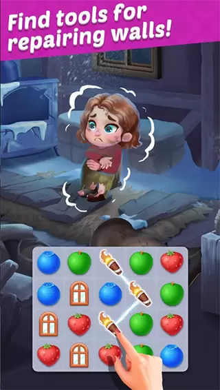 水果链接拼图游戏