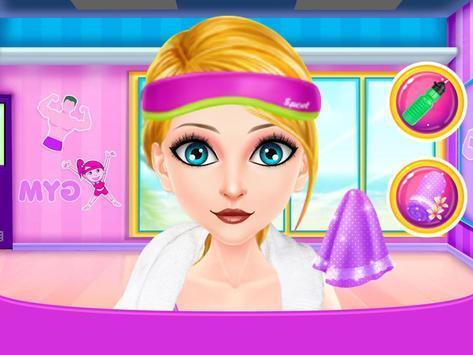 女孩的健身游戏