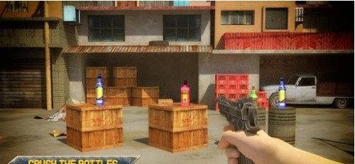 红球瓶子射击游戏