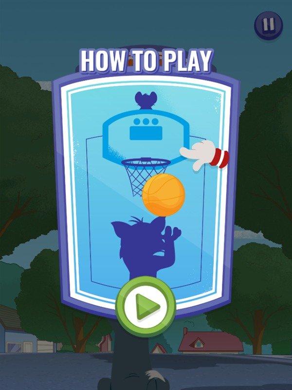 汤姆和杰瑞后院篮球游戏