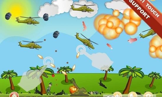 大炮直升机游戏