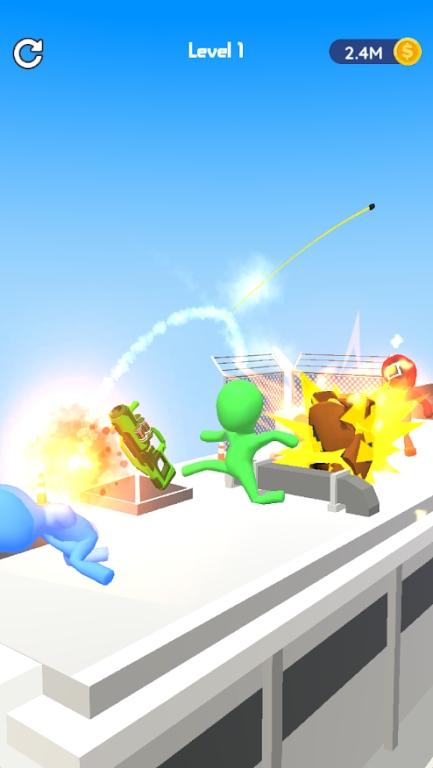 旋转中的枪游戏