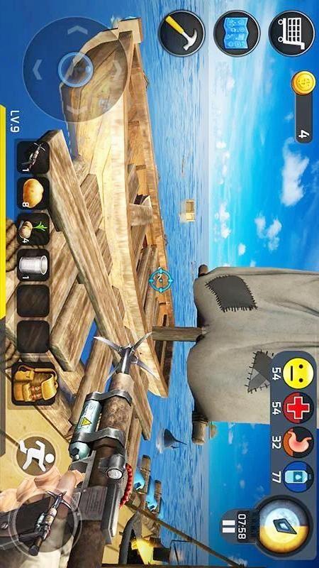 模拟太空木筏生存