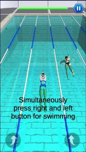 女子游泳赛游戏