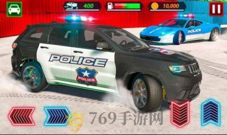 警车漂移驾驶模拟器