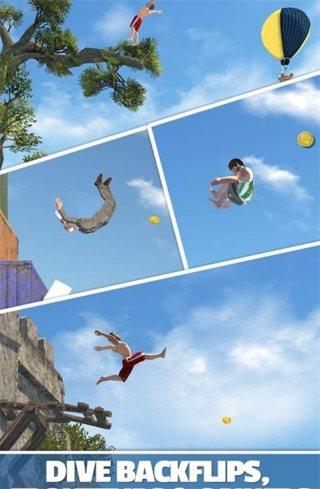 翻转式跳水游戏