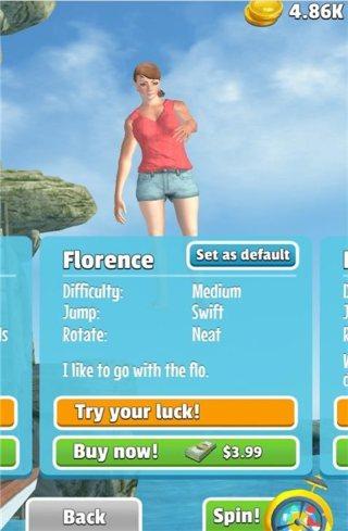 翻转式跳水游戏