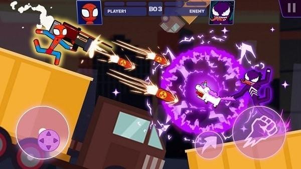 蜘蛛火柴人大作战2