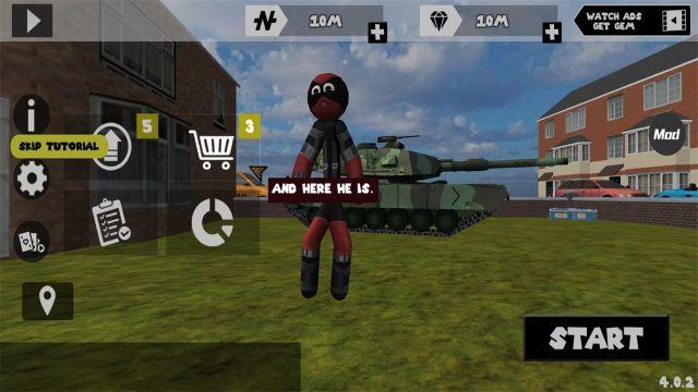 火柴人绳索英雄无限钻石中文版