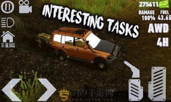 泥泞中越野模拟器