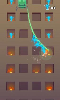 消防吊索救援游戏