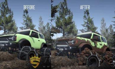 泥泞越野汽车模拟器