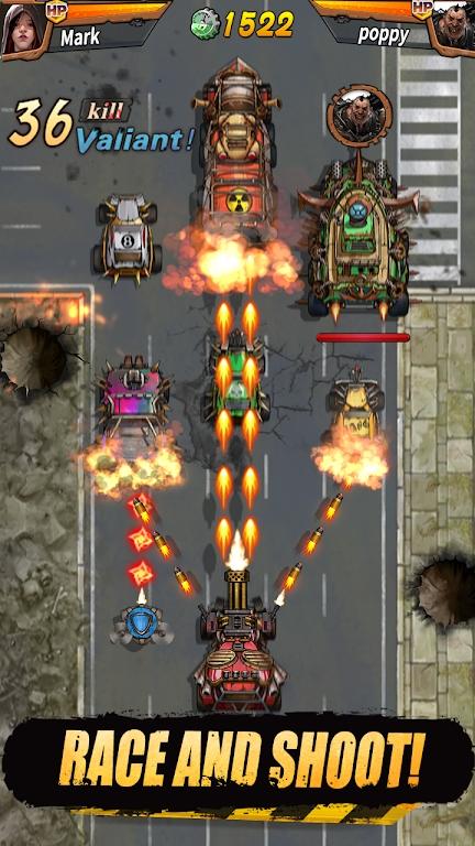 疯狂之路竞速与射击游戏