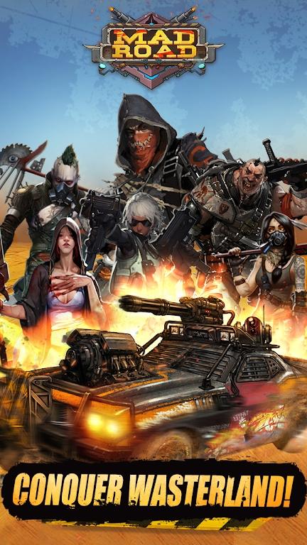 疯狂之路竞速与射击游戏