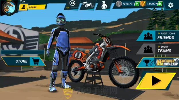 疯狂技能越野摩托车3