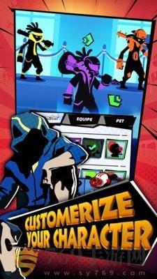 帮派小队火柴人