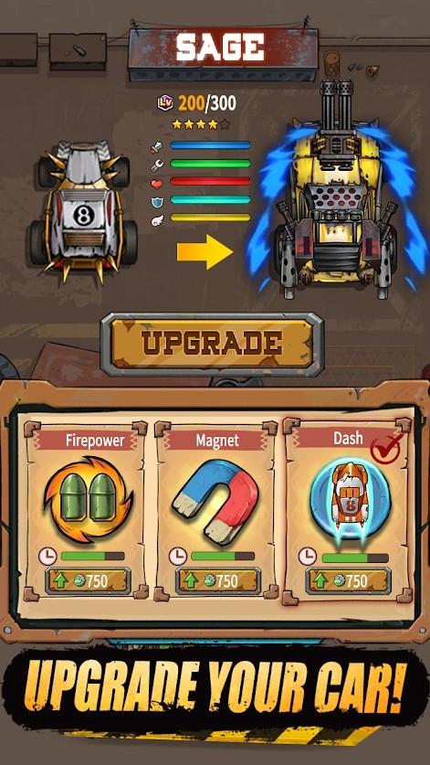 疯狂之路竞速与射击游戏