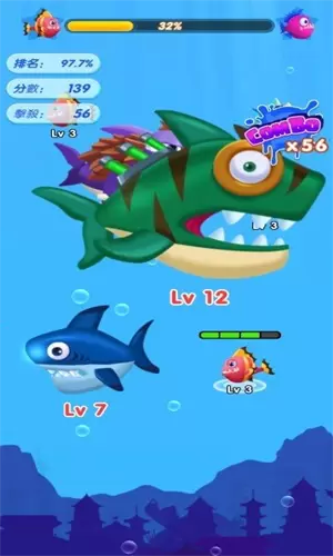 大鱼吃小鱼进化