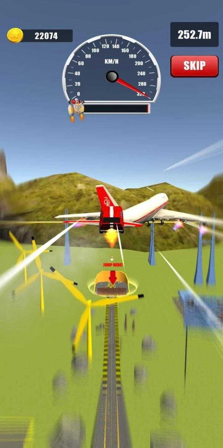 超级汽车飞跃游戏