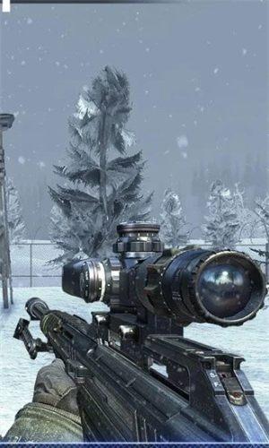 狙击手冬日吃鸡枪战游戏