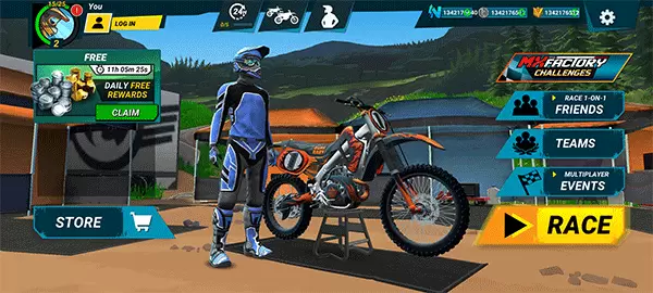 疯狂技能越野摩托车3 