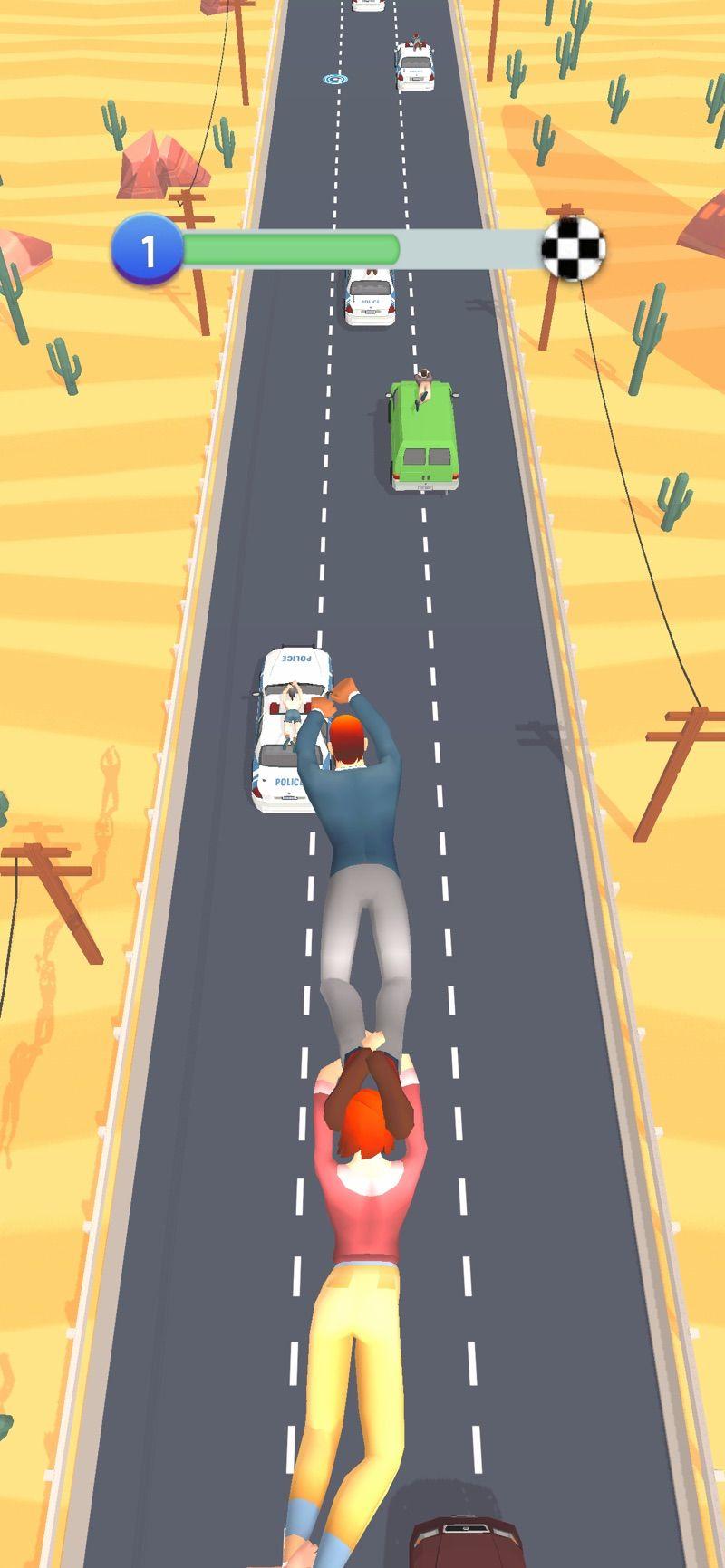 车顶逃生3D游戏