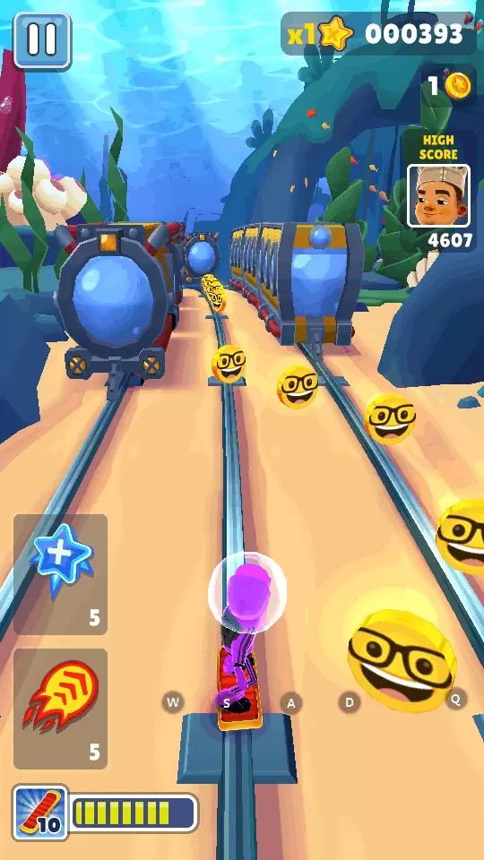 地铁跑酷水下城