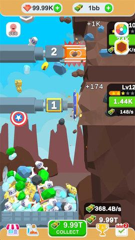 闲置采矿机器手游