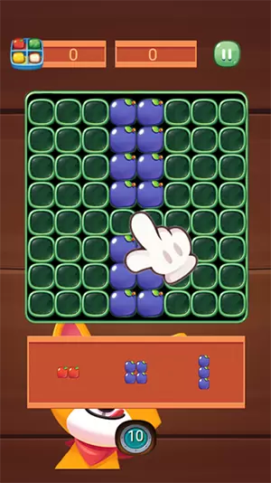 水果拼图连线游戏