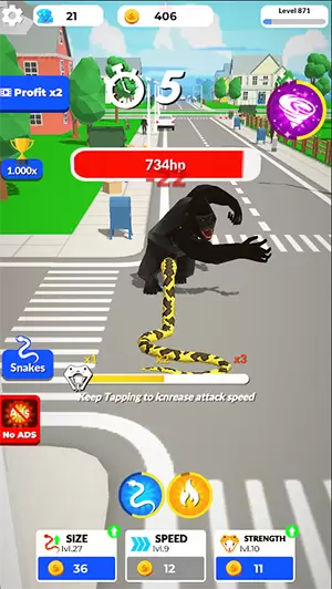 空闲蛇世界游戏