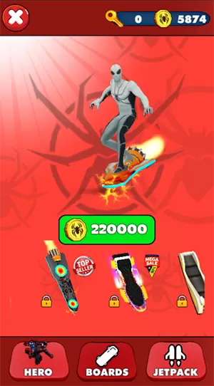 地铁跑酷蜘蛛侠英雄游戏