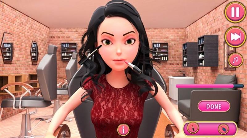 装扮和美容沙龙游戏