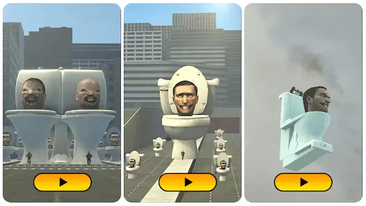 马桶人VS监控人正版