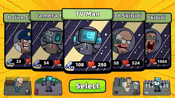 合并战争马桶人vs监控人游戏