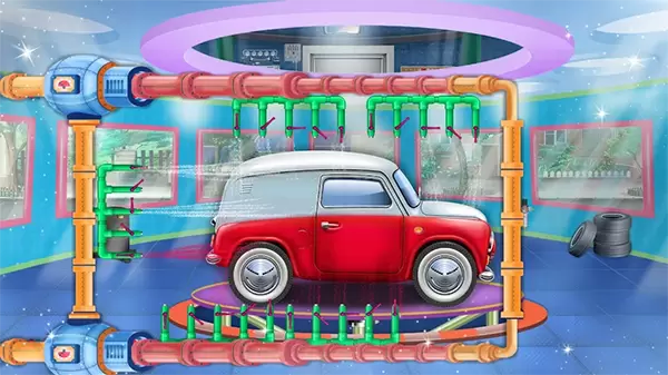 疯狂的机械车库洗车店游戏
