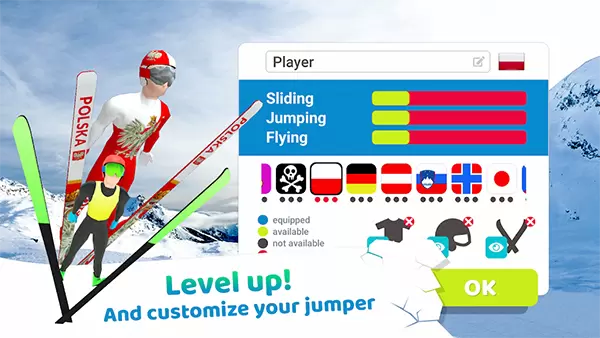 跳台滑雪游戏