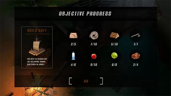 木筏岛屿森林生存游戏