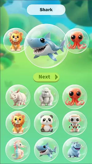 AI合并动物混合大师游戏