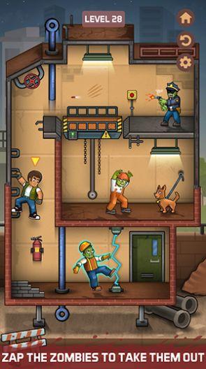 僵尸逃生拉动销钉游戏