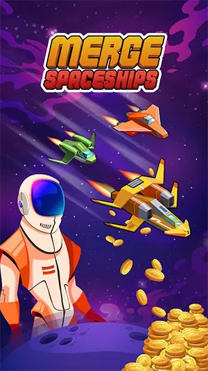 合并太空船游戏