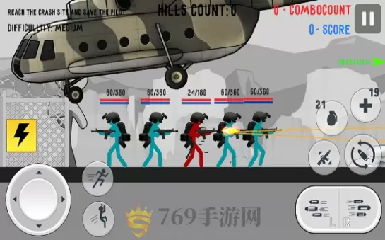 火柴人战争打击