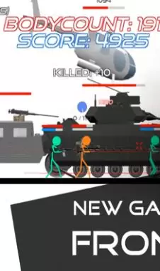 火柴人战争鲜血打击