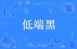 网络用语低端黑是什么梗