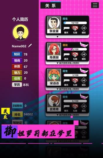 模拟我的职业生涯