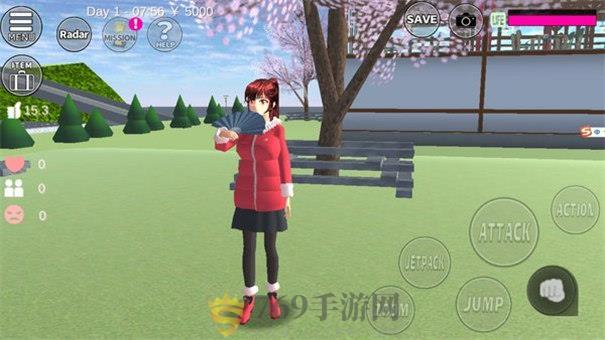 樱花校园模拟器高马尾