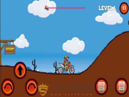 山丘摩托车竞赛