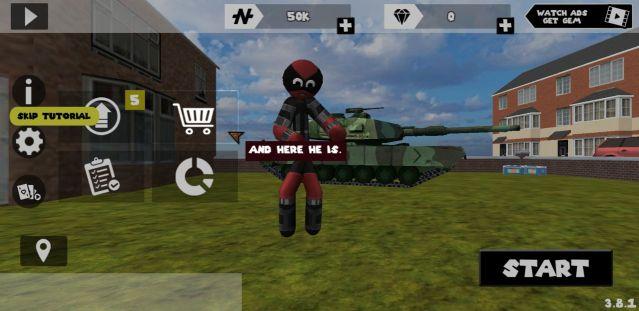 火柴人绳索英雄无限金币修改版